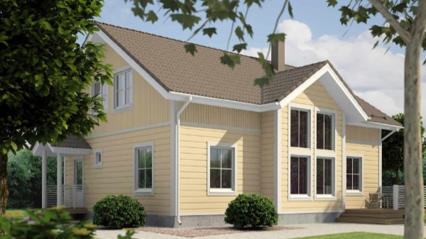 Дом из бруса 12 на 10 м